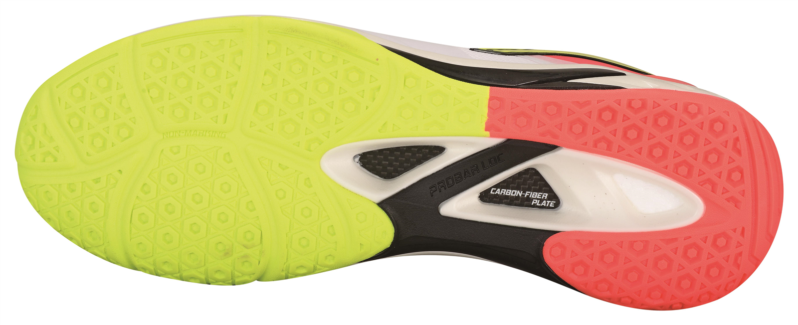 Unisex Badmintonshoe Wolke - white/red - AYAS028-4 EU 47 2/3 -US 13 -305 mm