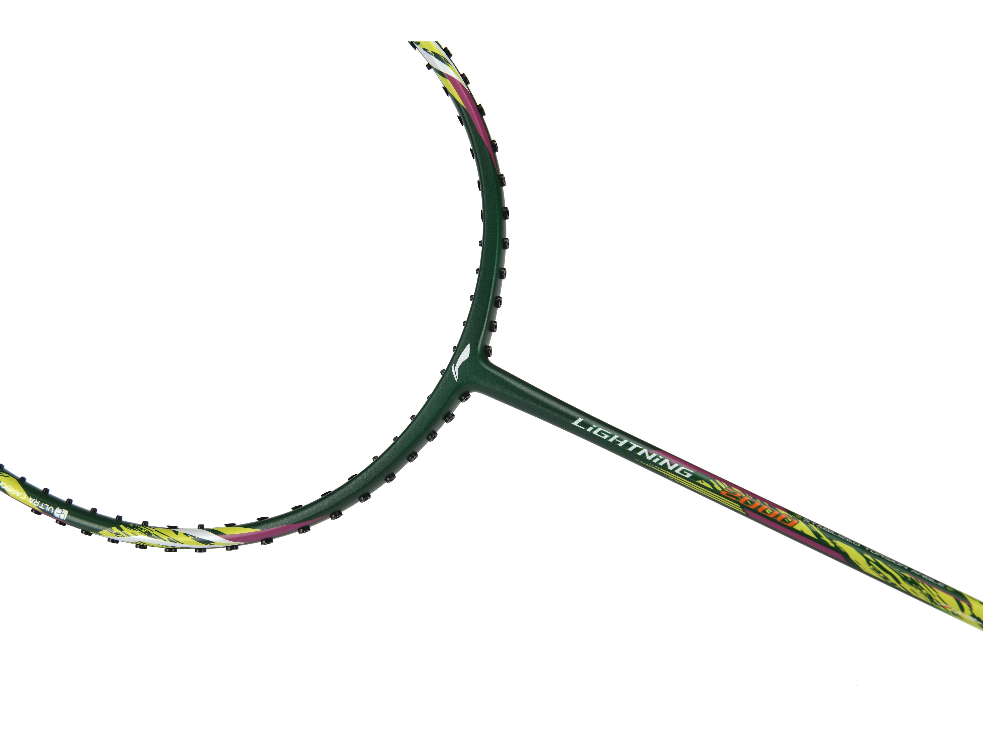 Badmintonracket Lightning 2000 unstrung Yellow-Green - AYPR014-1