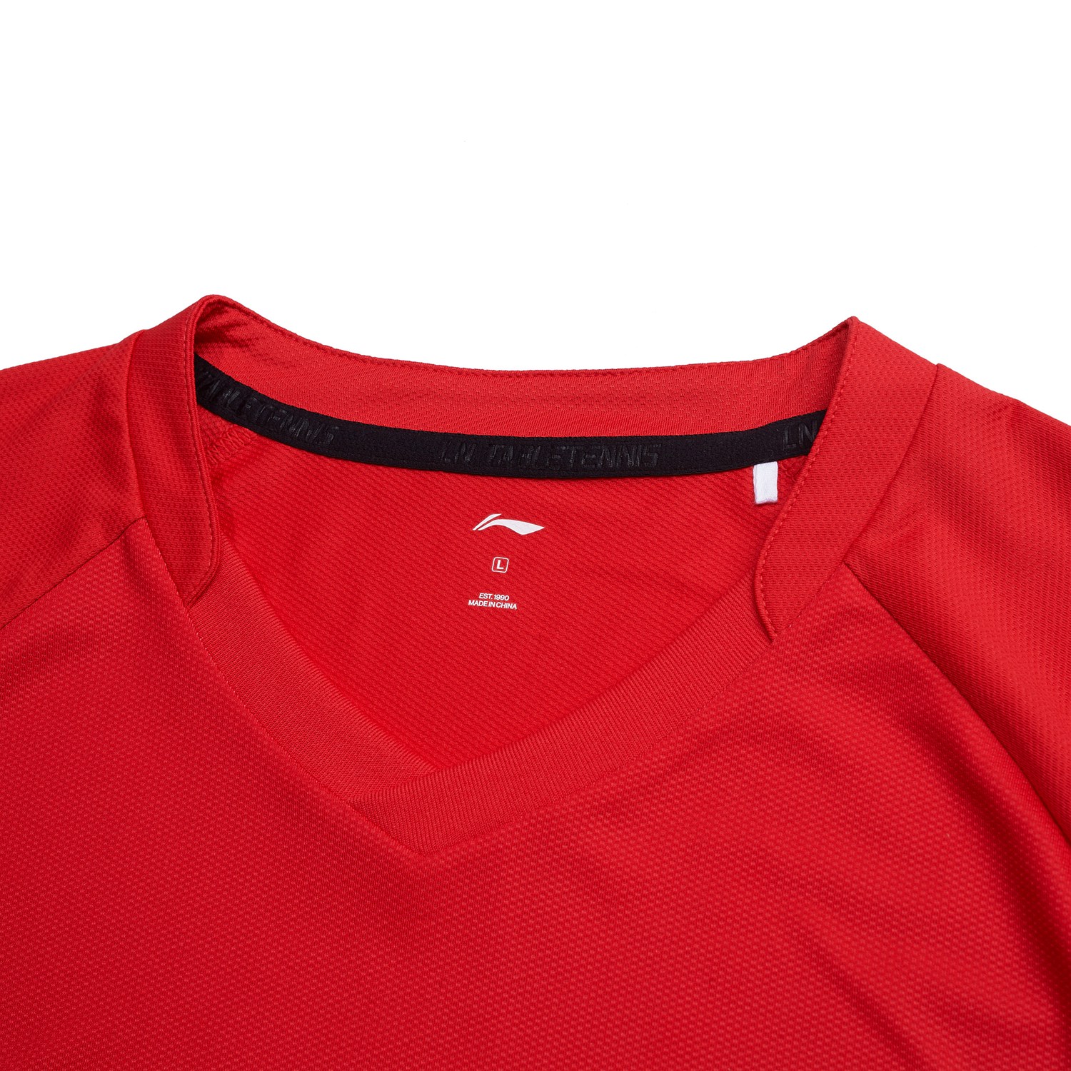 Tabletennis Men Team Competition-Shirt Topspin - red-black - AAYT031-6 4XS = 5XS EU