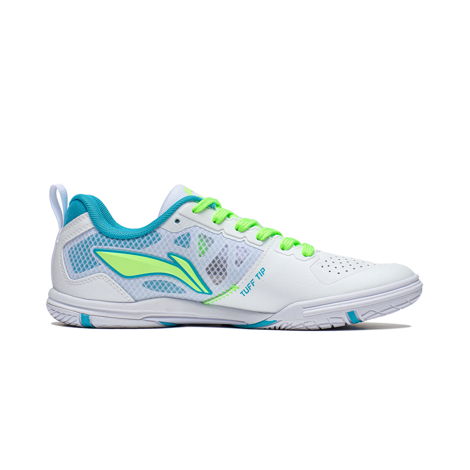 Unisex Tabletennis shoe Hawk Eye 2.0 Pro - white/light-blue - APPT009-6 EU 46 1/3 = US 12