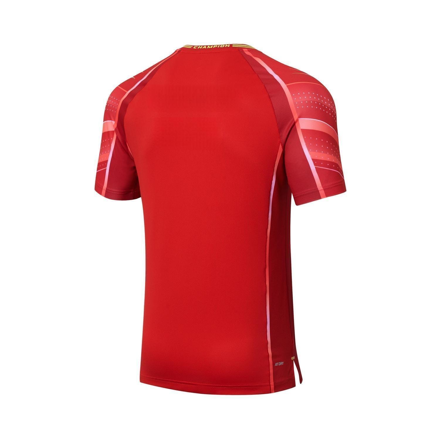 Tabletennis Men National-Team Competition-Shirt Cyber - red - AAYT029-2
