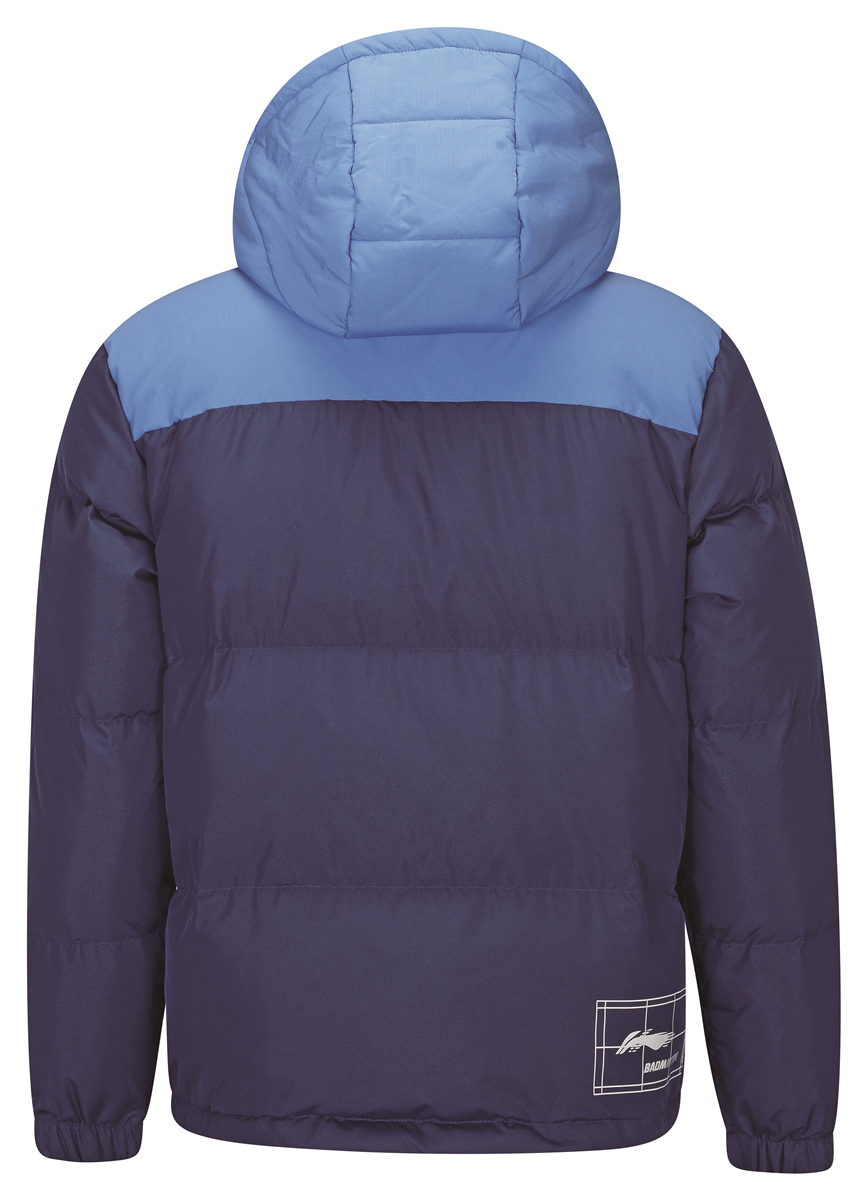 Herren Outdoor Daunenjacke dunkelblau mit Kapuze- AYMS213-2 3XL = XXL EU