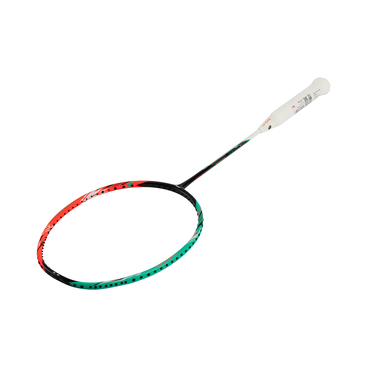 Badmintonracket HalberTec 7000 (4U) G6 turqouise/orange - unbespannt  - AYPU013-46
