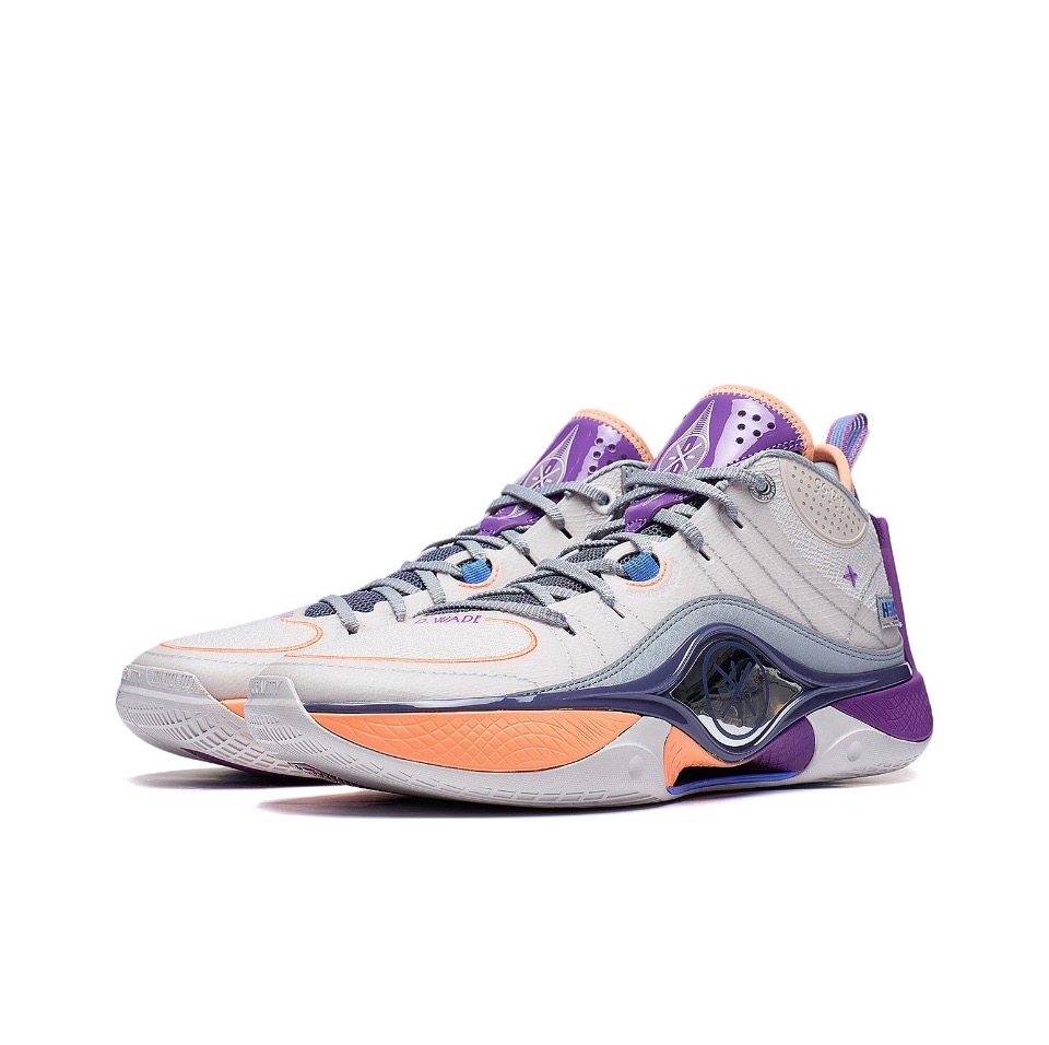 Herren Basketballschuh Way of Wade "Shadow 5" "HEAT"  grau-blau - ABPT053-6 EU 42 1/3 -US 9 -265mm