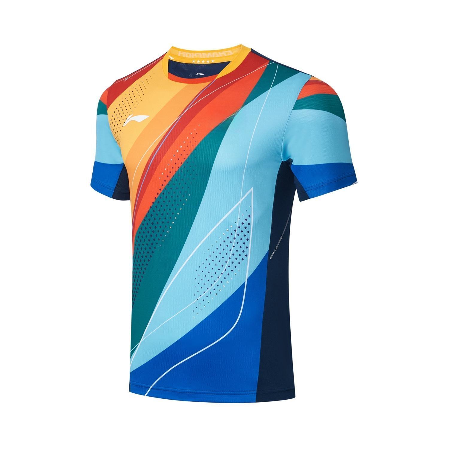 Tabletennis Men National-Team Competition-Shirt Durban - blue - AAYT027-3