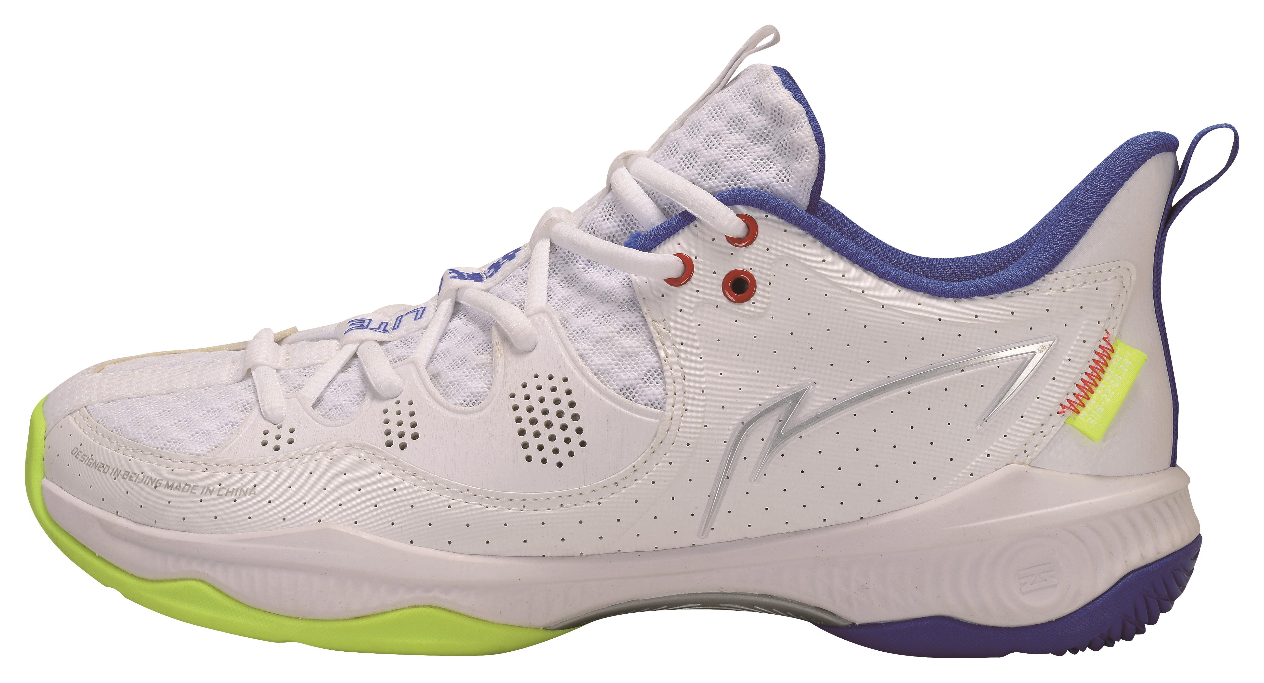Unisex Badmintonschuh "Halberd" III Lite weiß/blau  - ayzs016-1 EU 38 1/3 -US 6 -235 mm