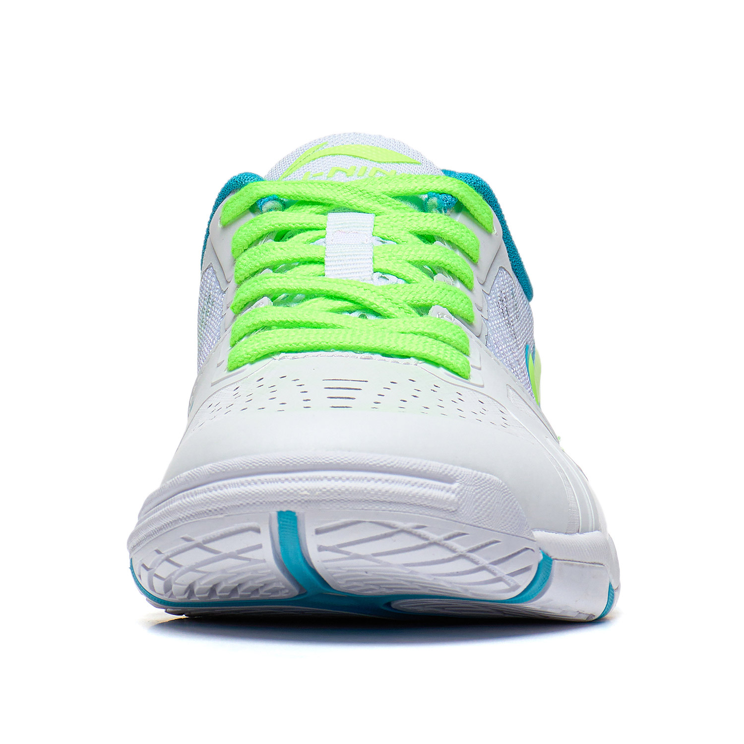 Unisex Tabletennis shoe Hawk Eye 2.0 Pro - white/light-blue - APPT009-6 EU 46 1/3 = US 12