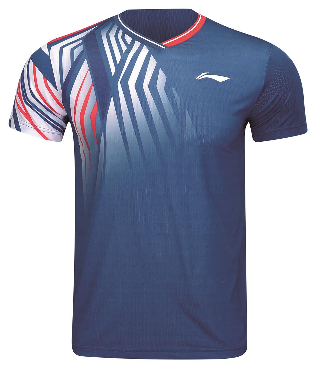 Men Team Sport Shirt "Jungle" Blue - AAYT025-1