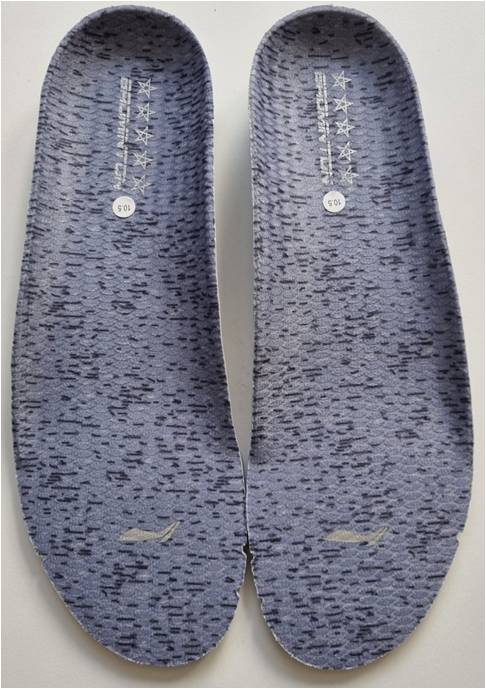 Unisex Einlegesohle für Sportschuhe blau - AQAP154-2