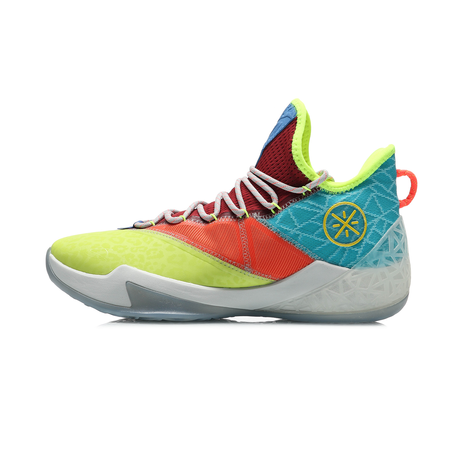 Basketballschuh Wade Fission lite green/yellow/red - ABPQ025-3 47 2/3 -US 13  -305 