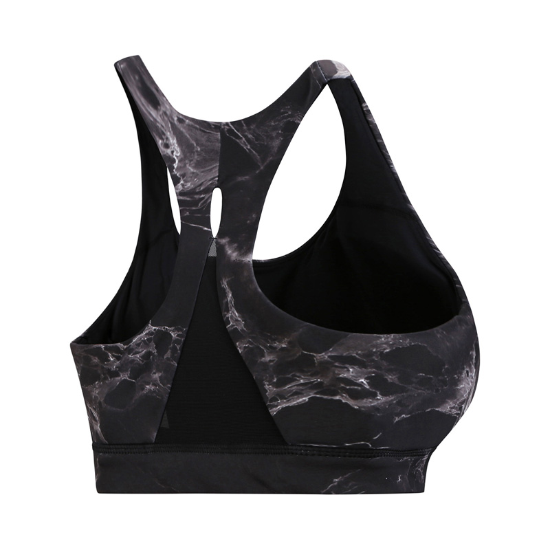 Sports Bra Marble Black - AUBN056-4