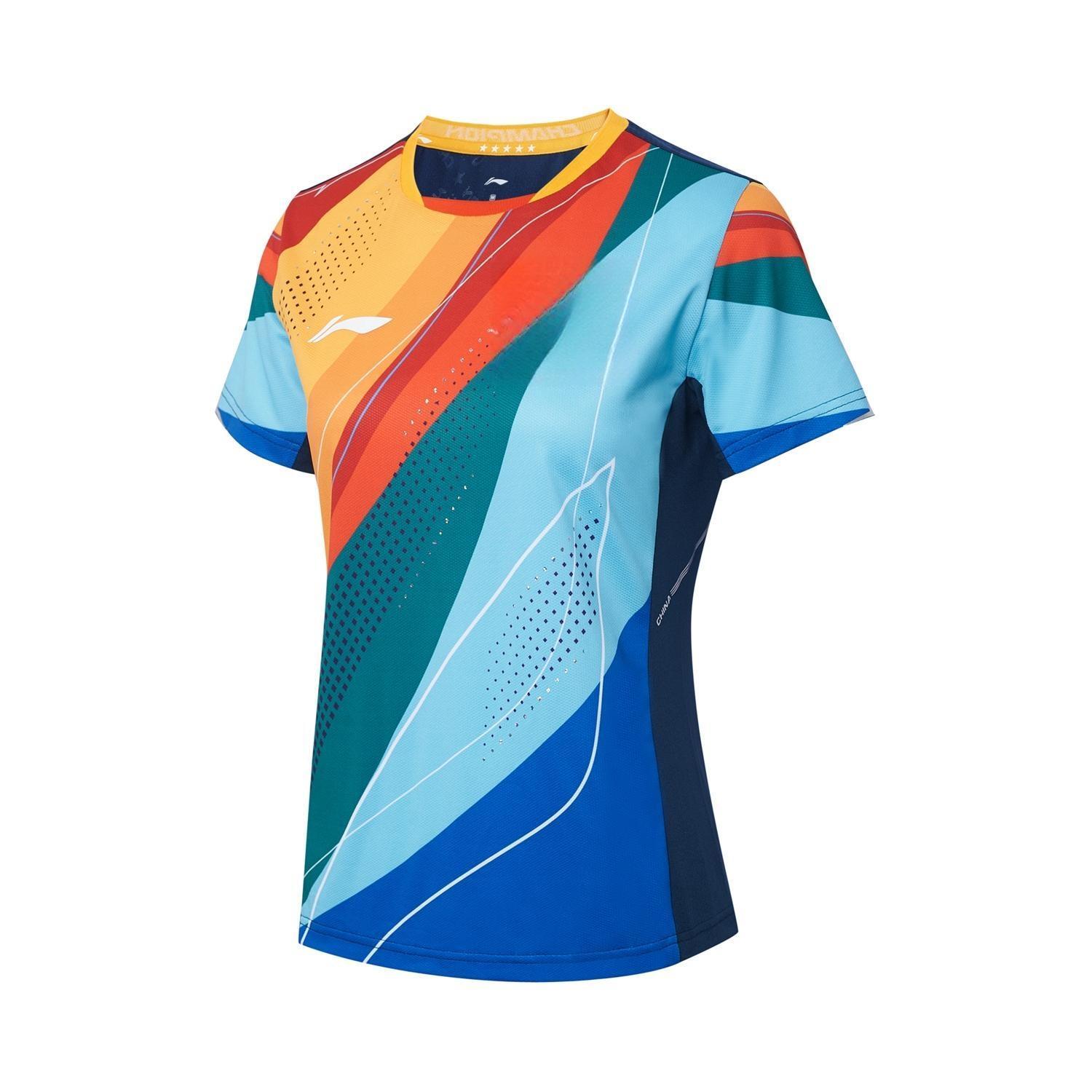 Tabletennis Women National-Team Competition-Shirt Durban - blue - AAYT028-3