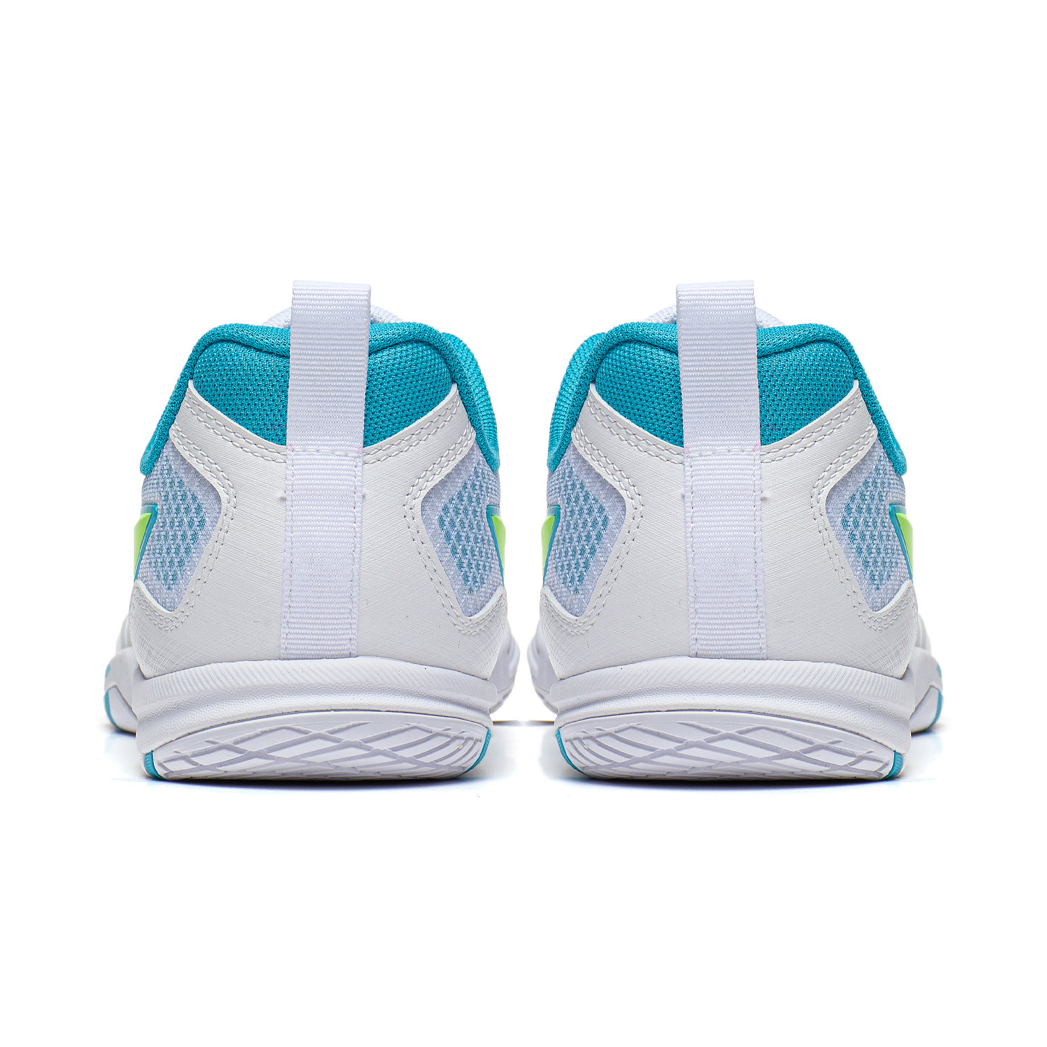 Unisex Tabletennis shoe Hawk Eye 2.0 Pro - white/light-blue - APPT009-6 EU 46 1/3 = US 12