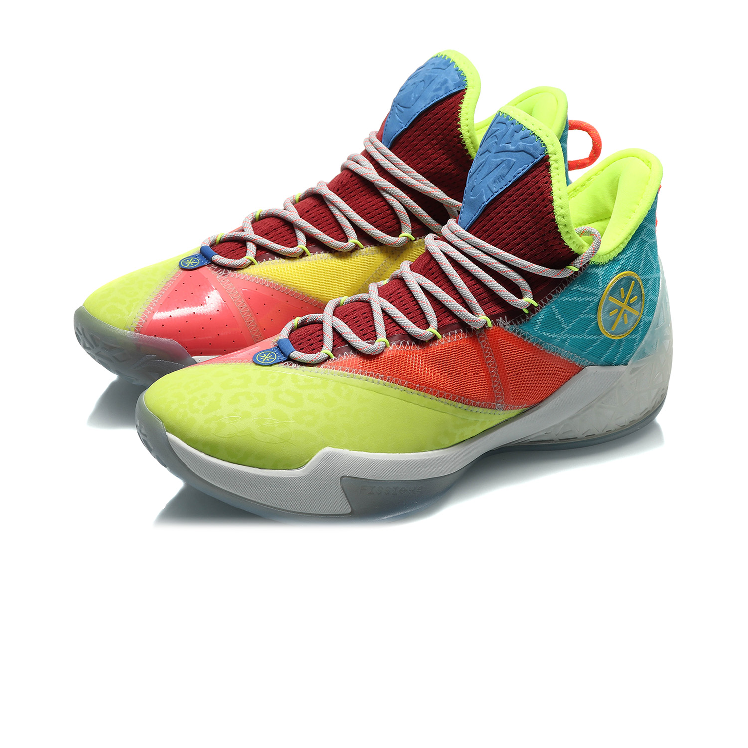 Basketballschuh Wade Fission lite green/yellow/red - ABPQ025-3 47 2/3 -US 13  -305 