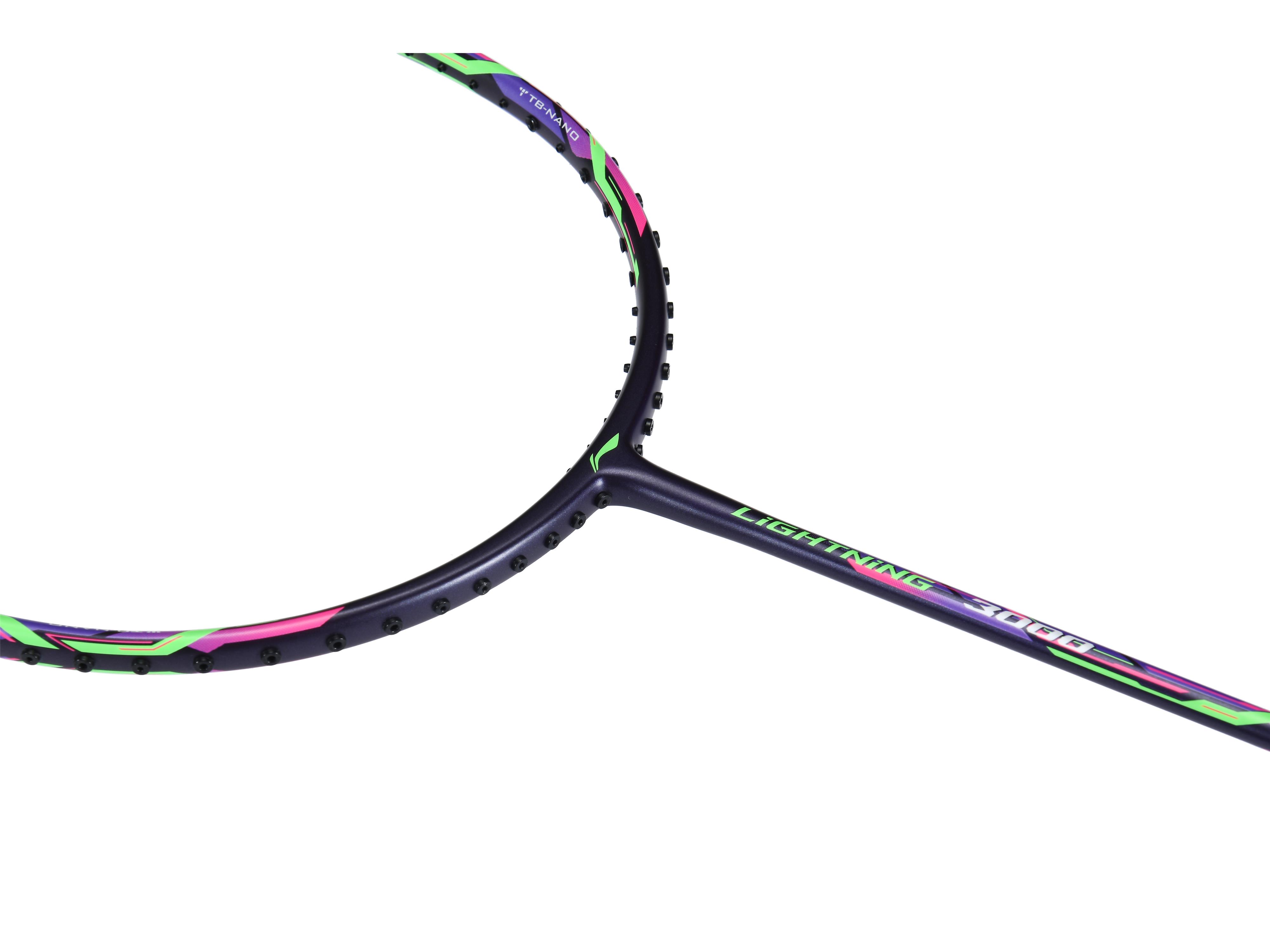 Badmintonracket Lightning 3000 unstrung green/purple - AYPQ136-1