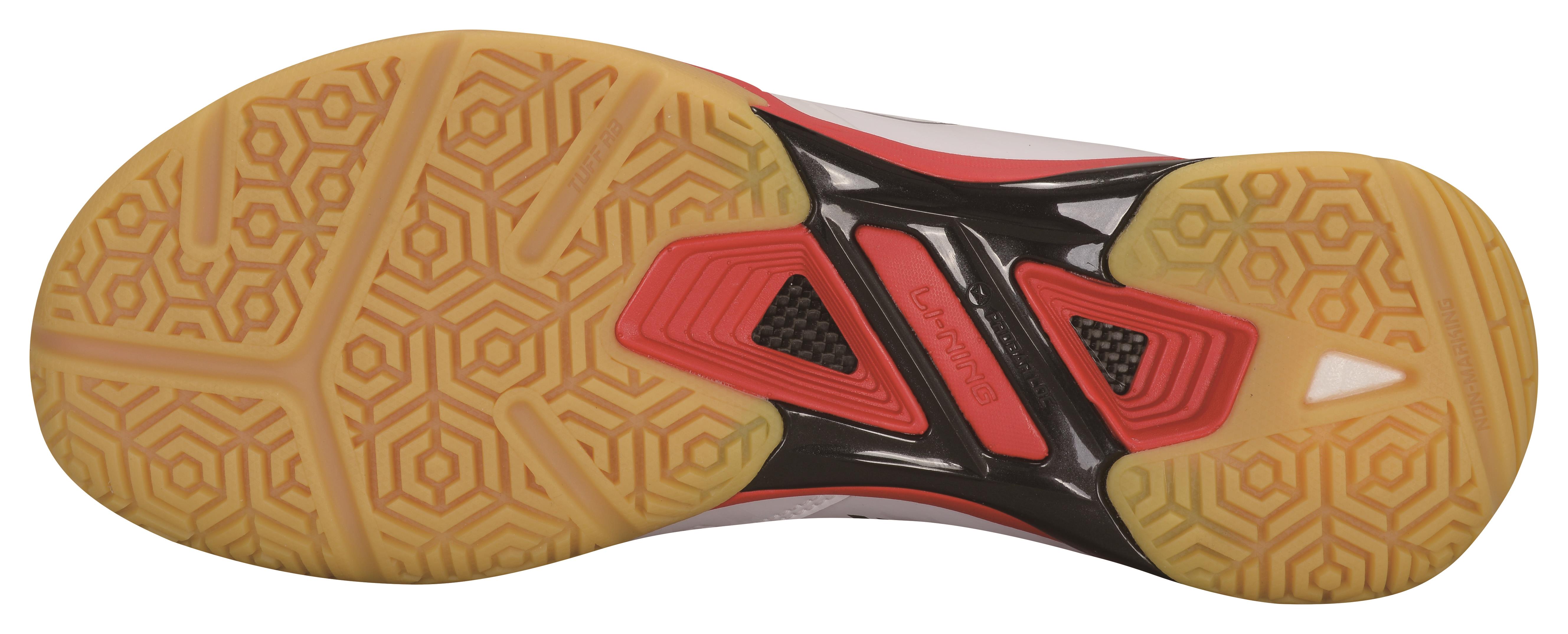 Unisex Badminton Shoe "Blade Pro"  white-red - AYAT005-5