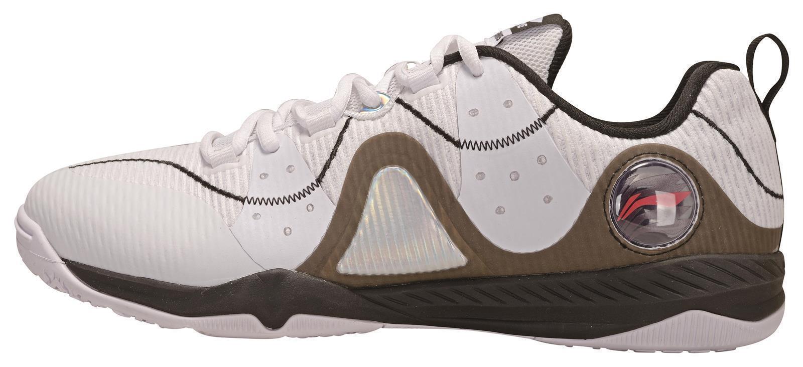 Professional Men Table Tennis Shoe Mountains - White-Black - APPR017-3 EU 45 = US 11
