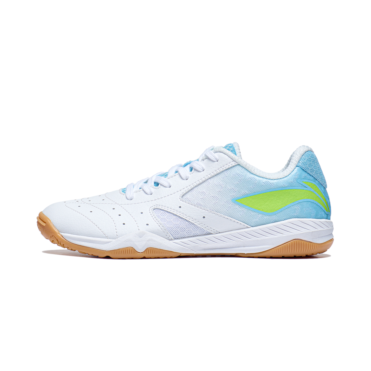 Professional Unisex Table Tennis Shoe "Champion" white/blue - APPS001-6 EU 46 1/3 = US 12
