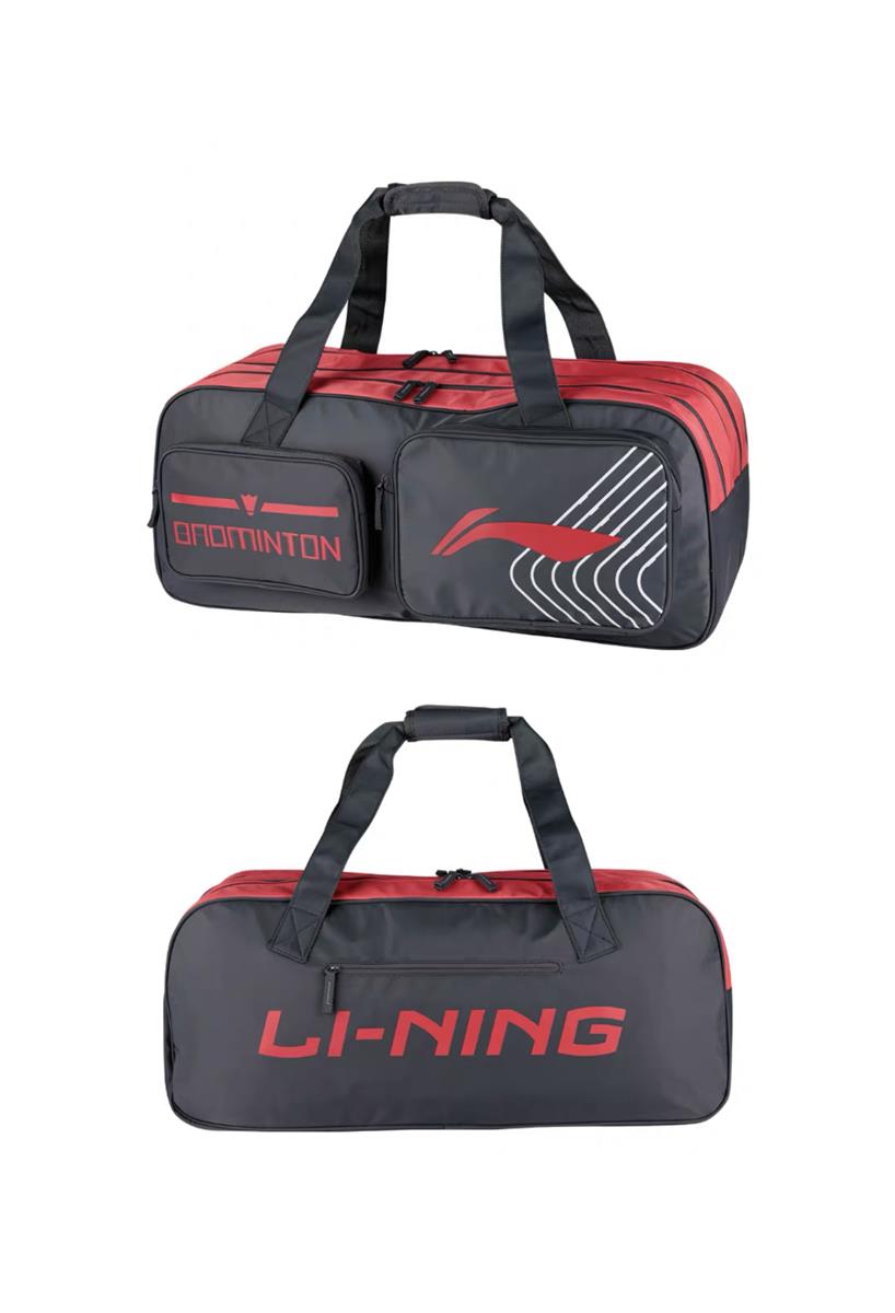 Badminton Square Bag "Badminton 2.0" grey-red - ABJT055-3
