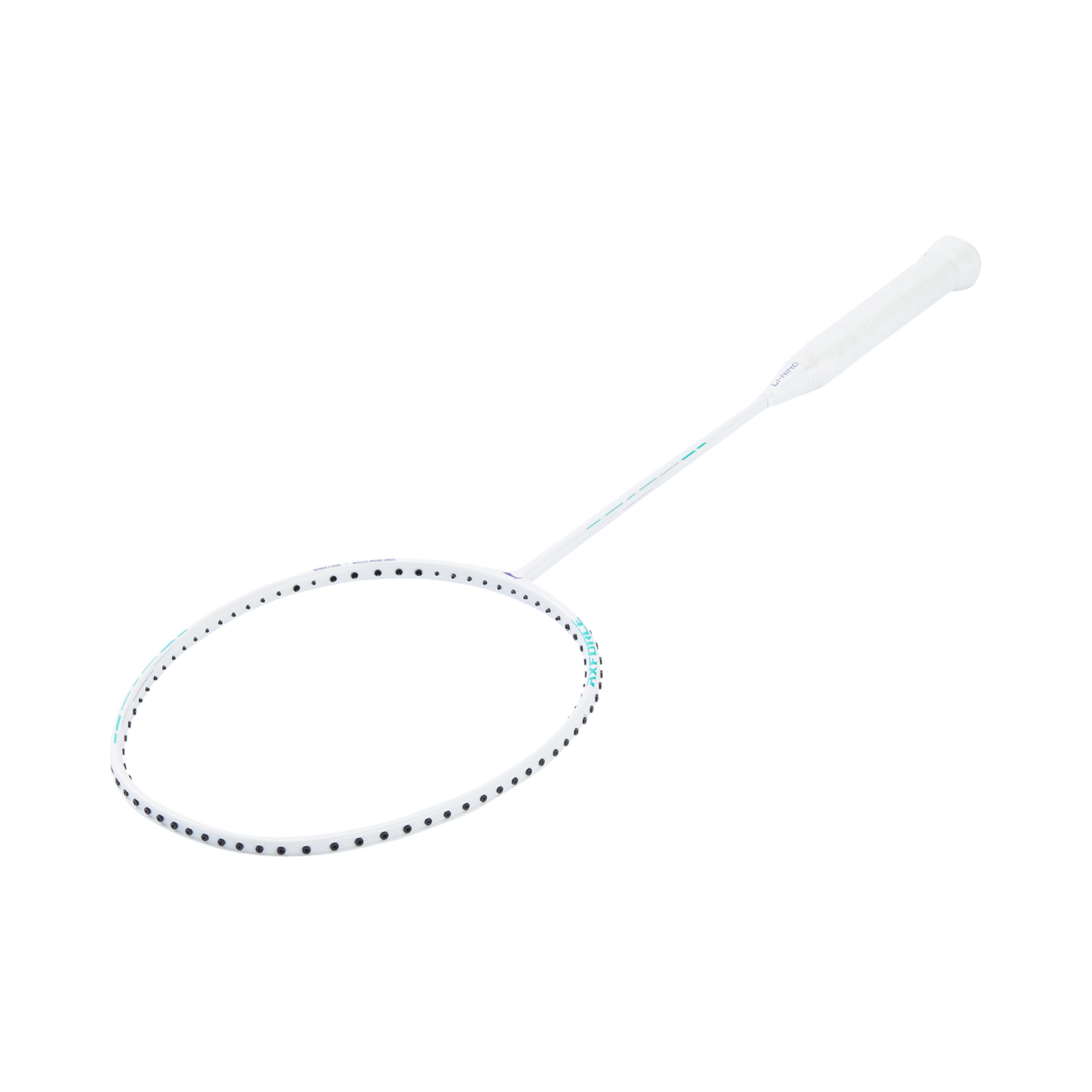 Badmintonracket AXFORCE 10 (5U) white unstrung - AYPU105-5