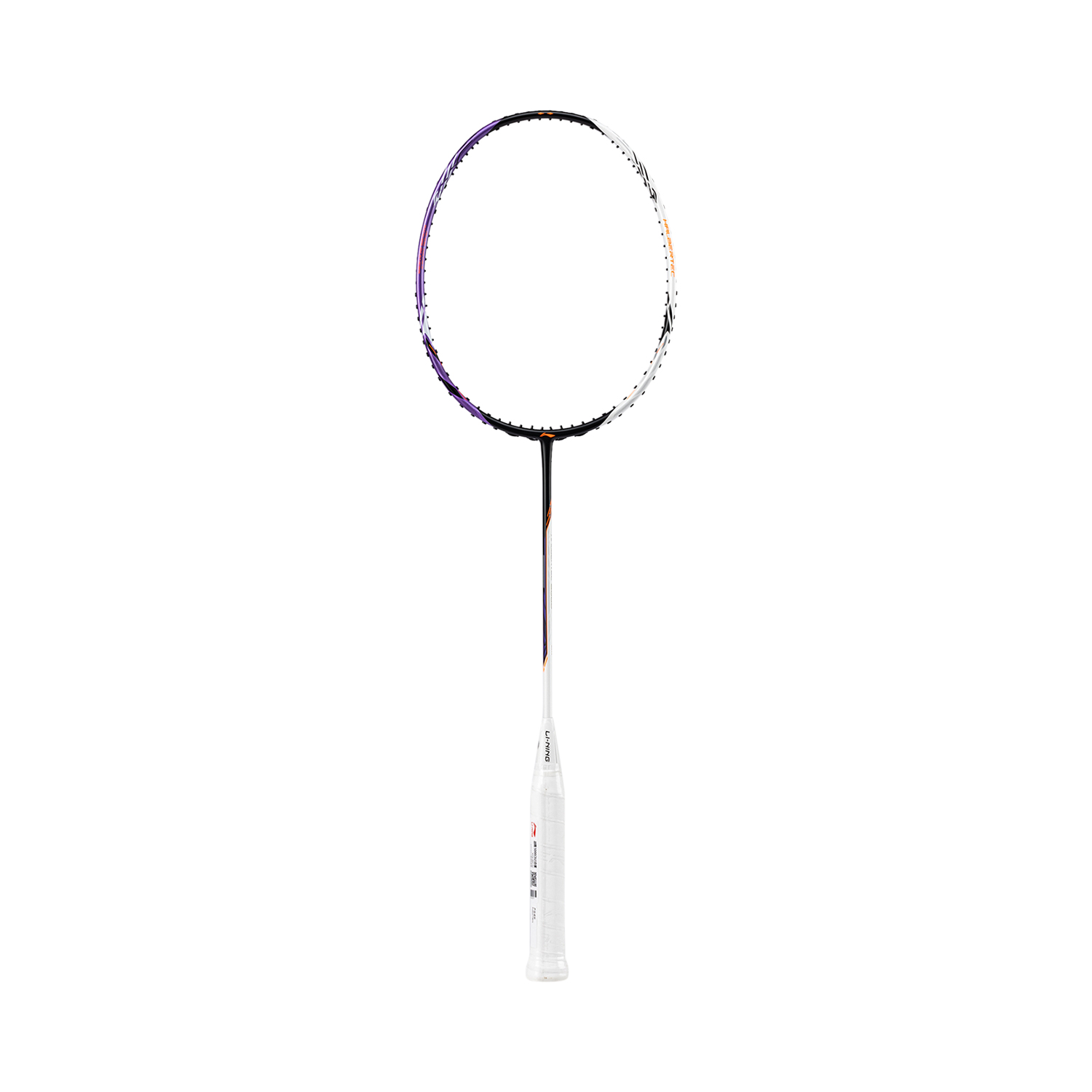 Badmintonracket HalberTec 1000 (5U) black/purple strung  - AYPV021-50