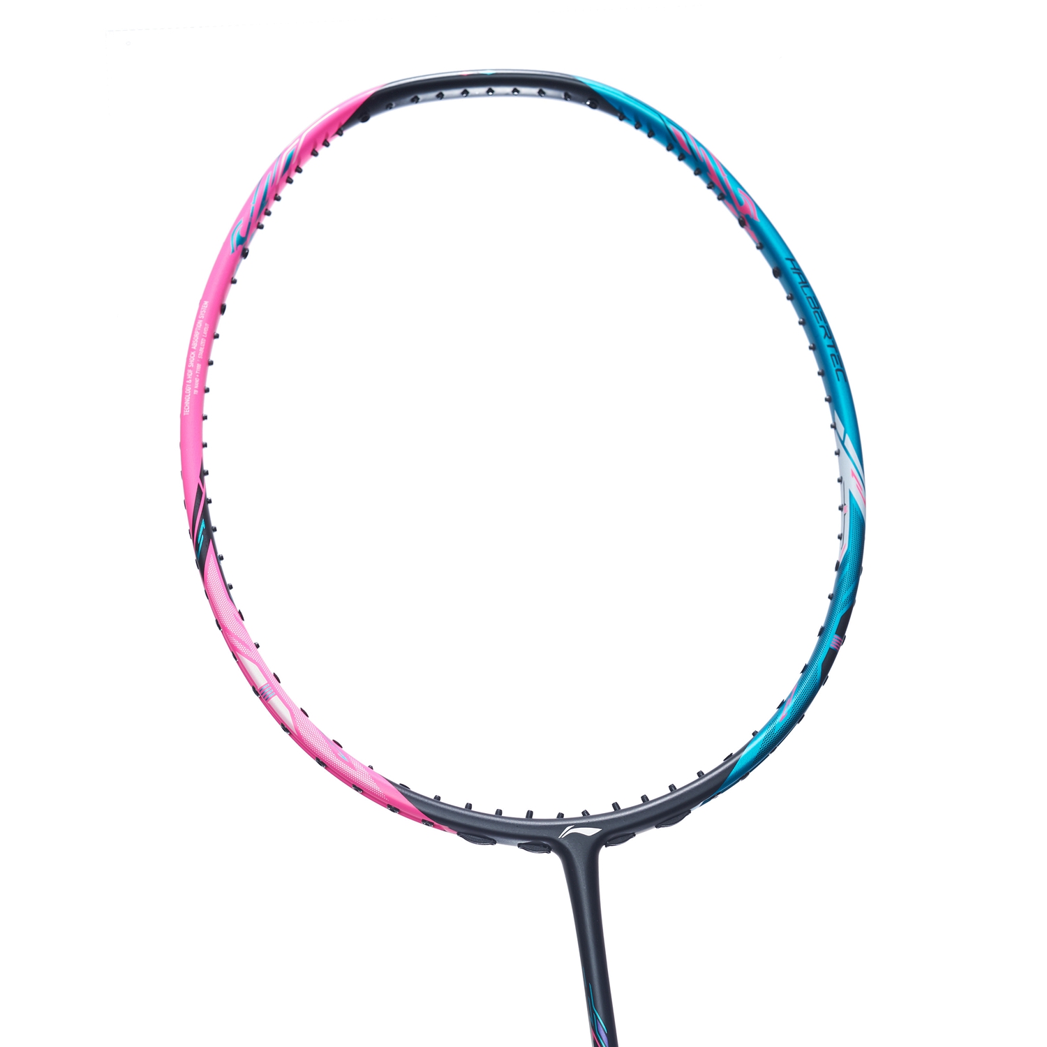 Badmintonracket HalberTec 8000 (3U) Green/Pink - unstrung  - AYPT013-1