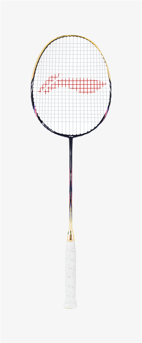 Badmintonracket High Carbon HC1800 grey-gold strung - AYPL112-1