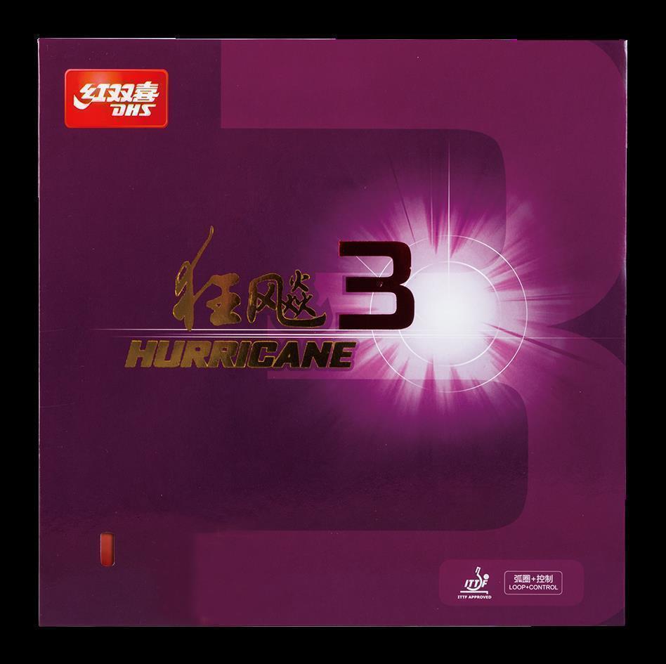 DHS Hurricane 3 Hard 40 Rubber Red - DXDC025-4