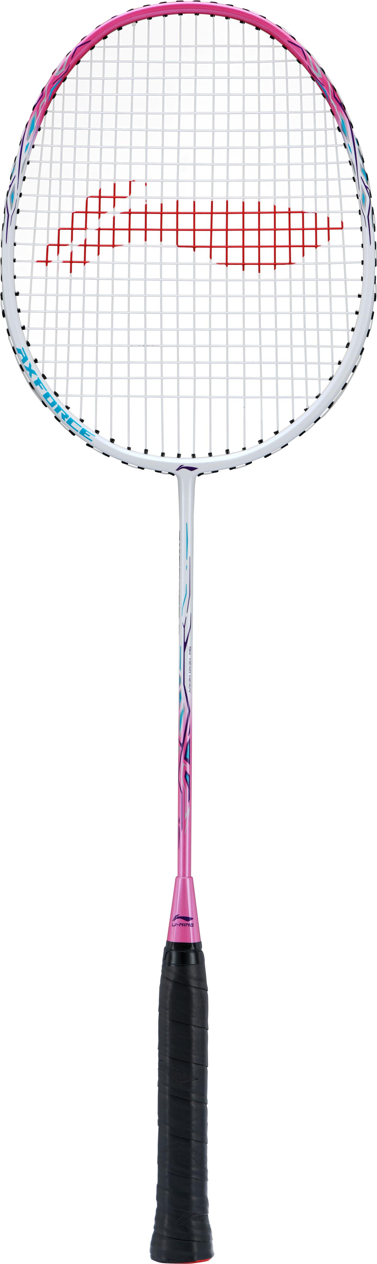 Badmintonschläger AXFORCE 9  bespannt weiß/pink - AYPS081-1