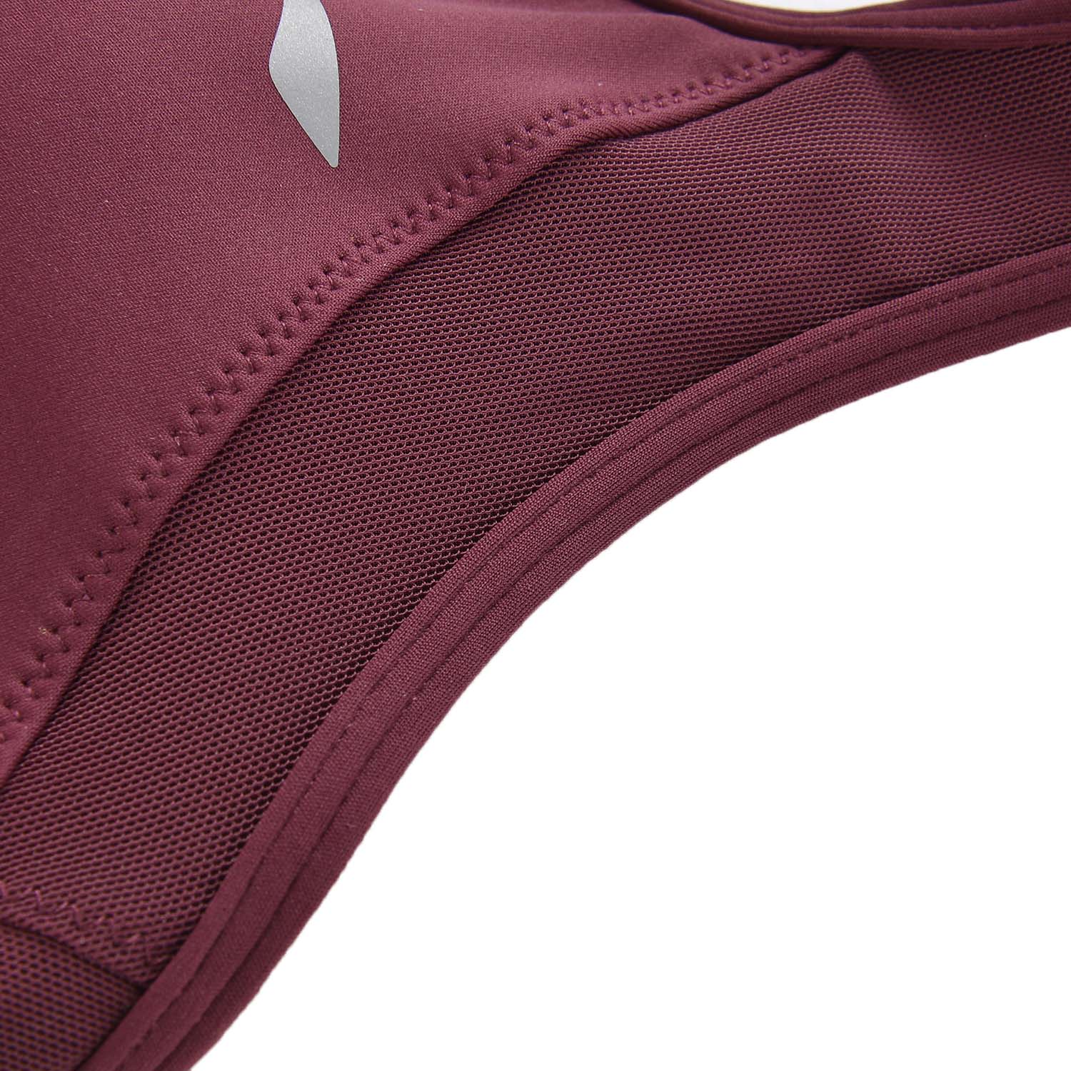 Sports Bra Tight Fit Dark White Red - AUBP014-1 Sports Bra Tight Fit Dark White Red - AUBP014-1 XXL