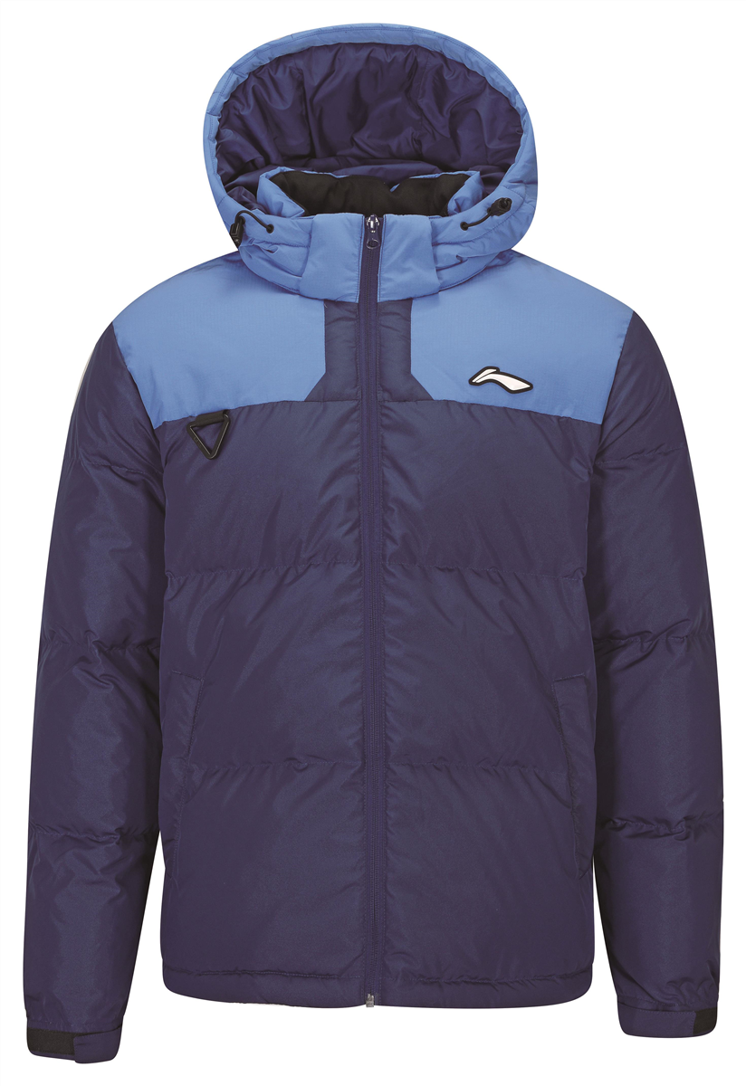 Herren Outdoor Daunenjacke dunkelblau mit Kapuze- AYMS213-2 3XL = XXL EU