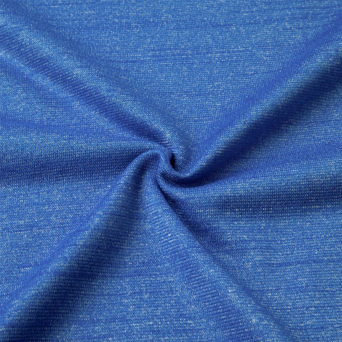 Herren Sportshirt blau-meliert - ATSQ201-3