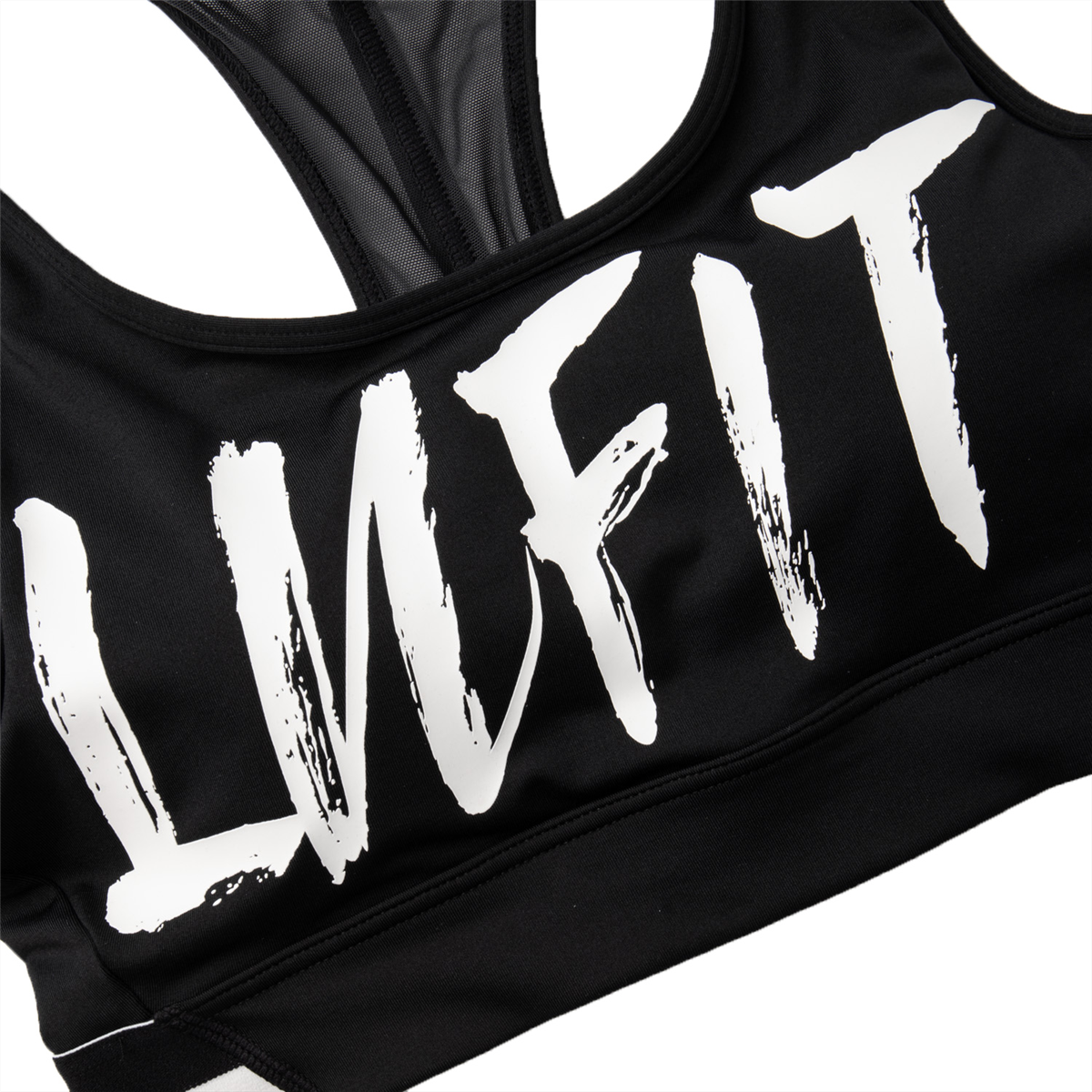 Medium Support SportBH "LN FIT" schwarz - AUBQ076-1 XXL