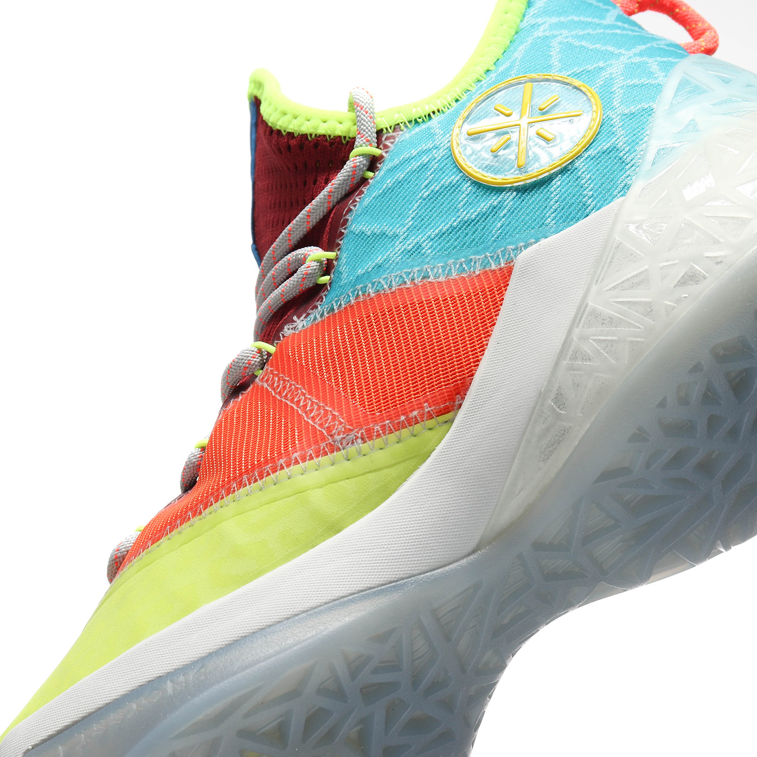 Basketballschuh Wade Fission lite green/yellow/red - ABPQ025-3 47 2/3 -US 13  -305 