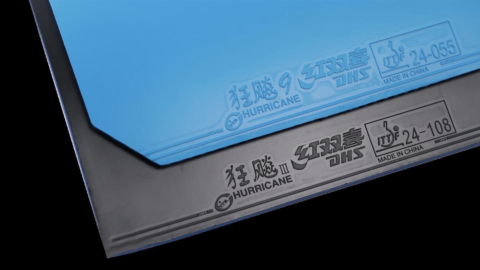 H9-B-DHS Hurricane 9 2,15mm Hard 39 Rubber blue DXDS020-6
