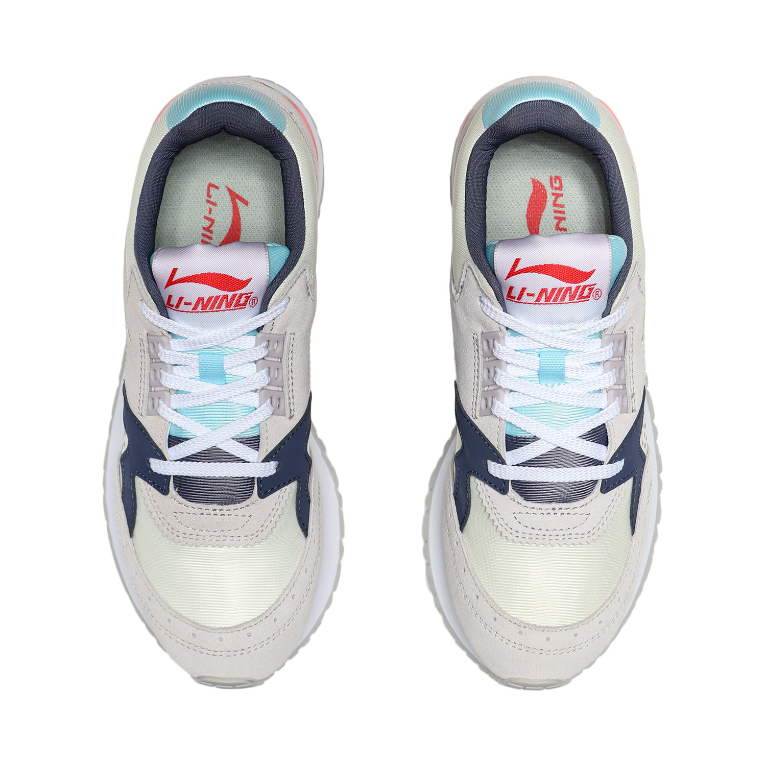 Damen Sneaker Classic 001 weiß/blau - AGCQ088-2 Gr.40 1/3 -US 9