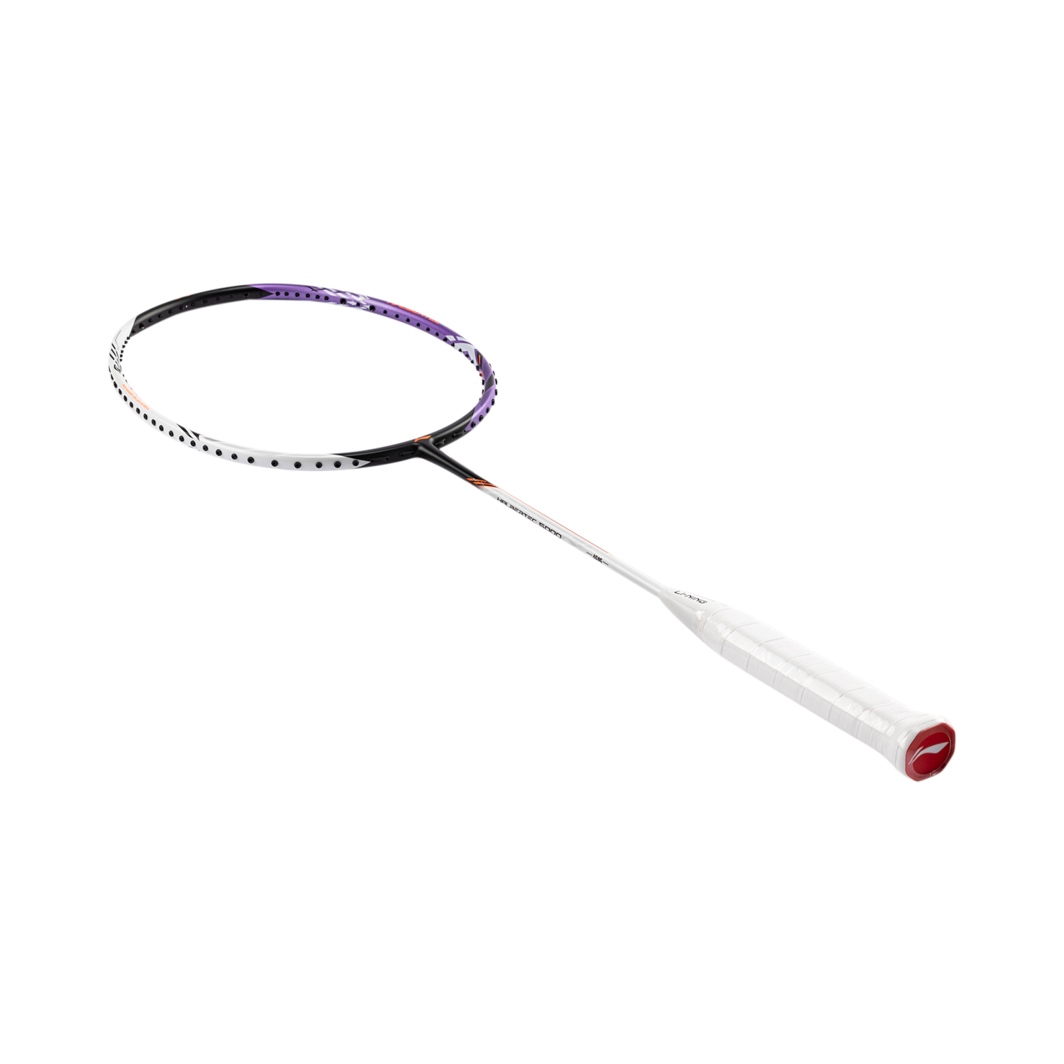 Badmintonracket HalberTec 1000 (5U) black/purple strung  - AYPV021-50
