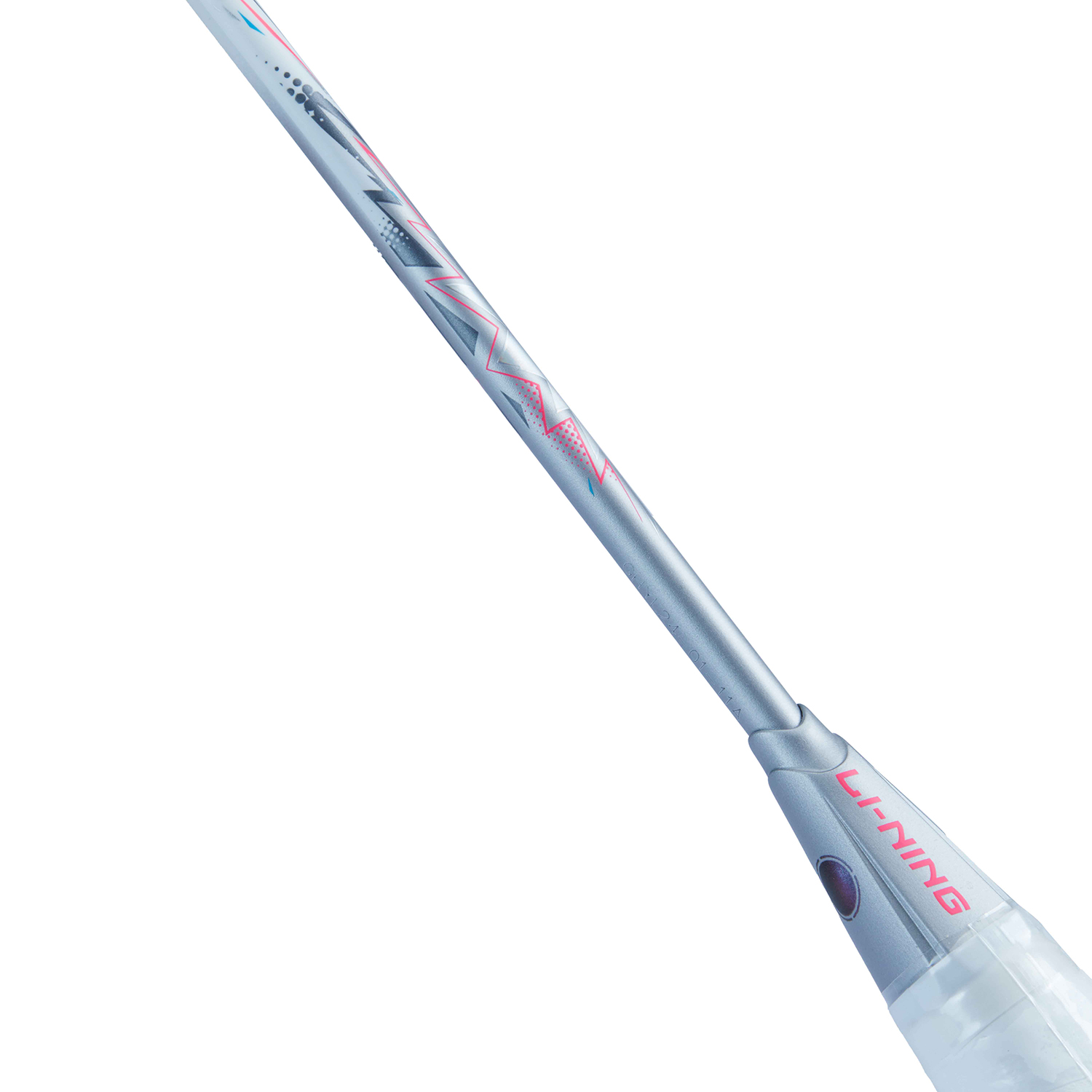 Badmintonracket AXFORCE BIGBANG (5U) White/Pink - unstrung - AYPU051-5