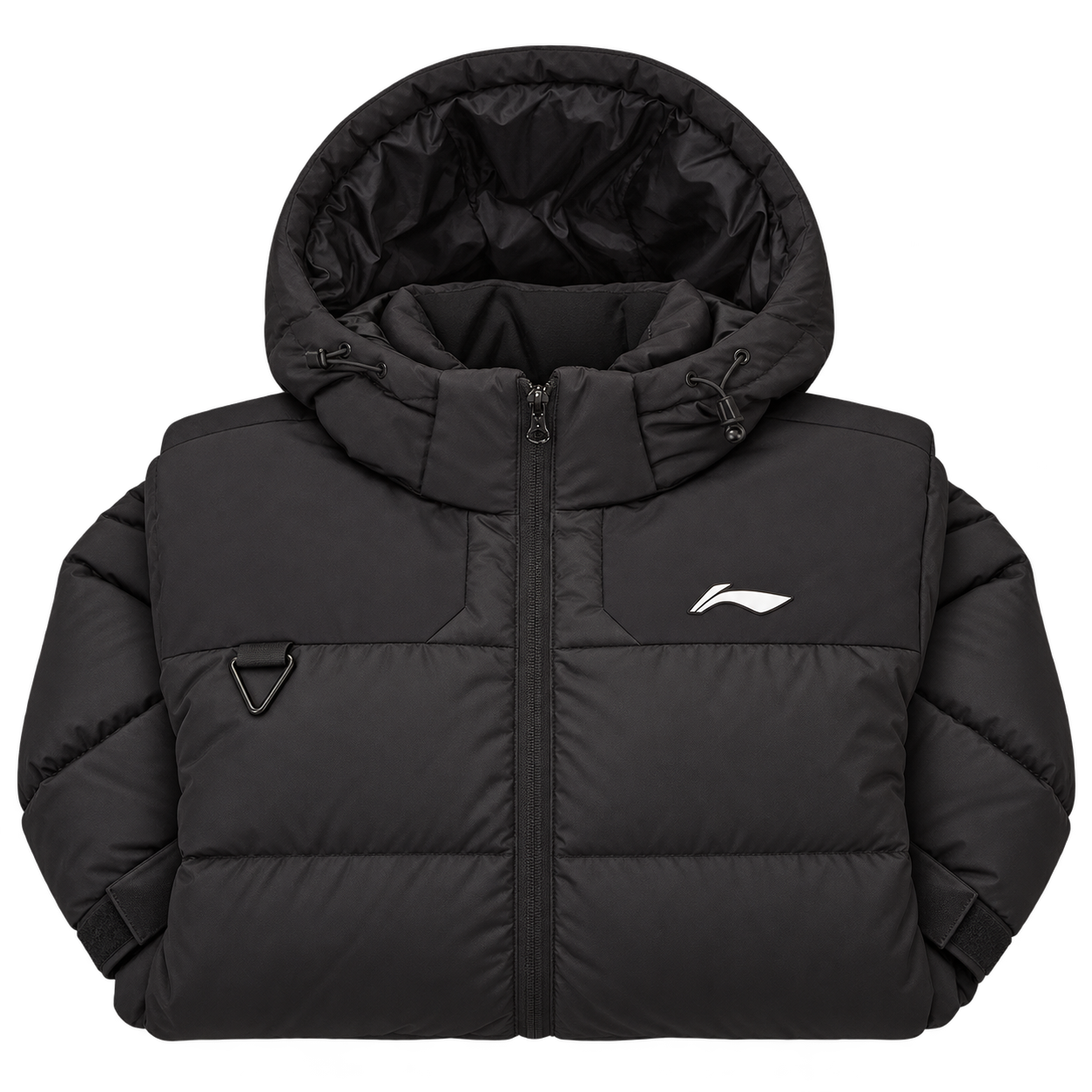 Herren Outdoor Daunenjacke schwarz mit Kapuze- AYMS213-1 3XL = XXL EU