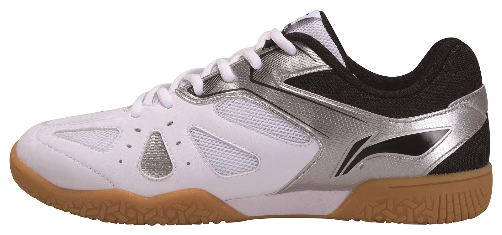 Herren Tischtennis Trainingsschuh Hawk Eye - weiß/schwarz - APTP003-3 EU 45 = US 11