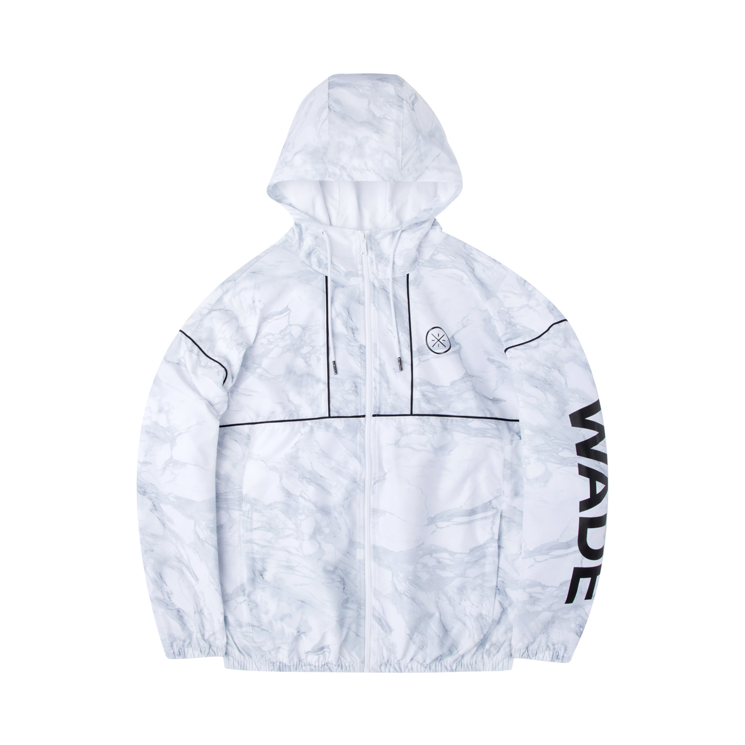 Unisex Windbreaker "Wade" weiß - AFDQ399-2 4XL = 3XL EU