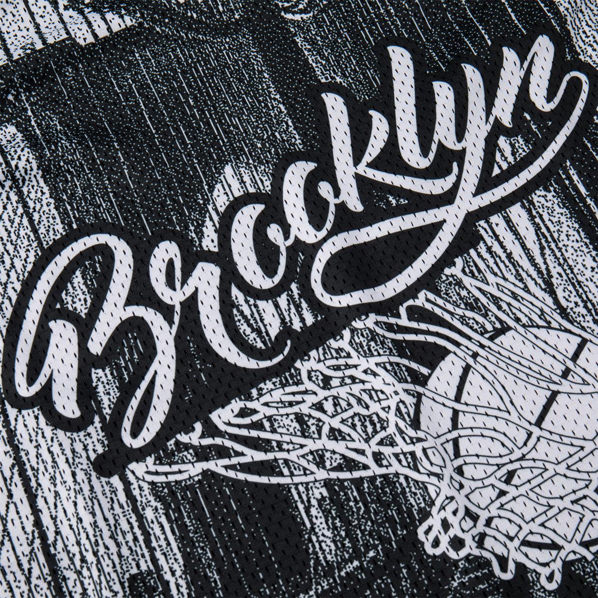 Unisex Basketball Shirt "Brooklyn" black - AAYQ229-1 5XL = 4XL EU