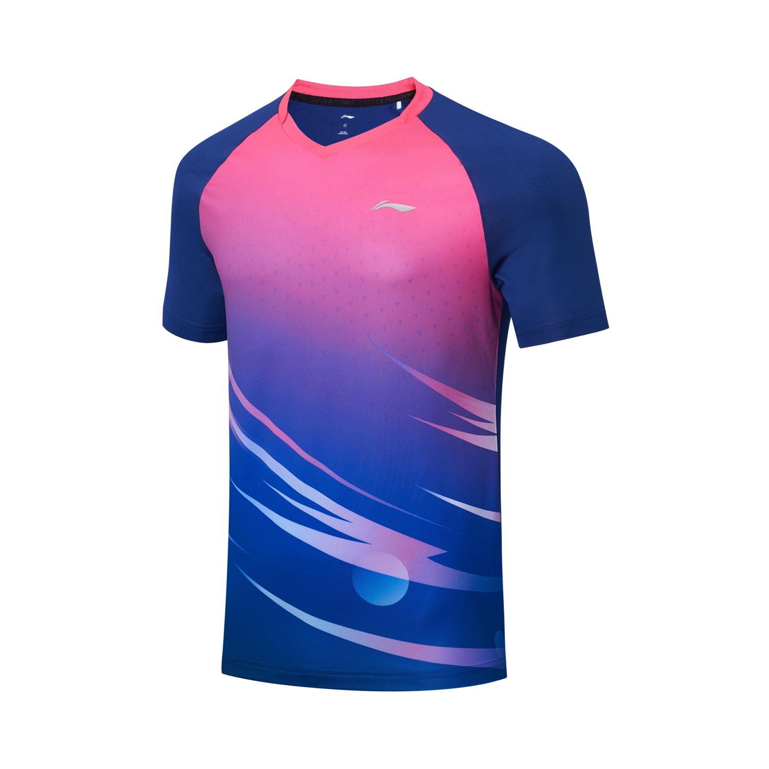 Tabletennis Men Team Competition-Shirt Topspin - blue-purple - AAYT031-1