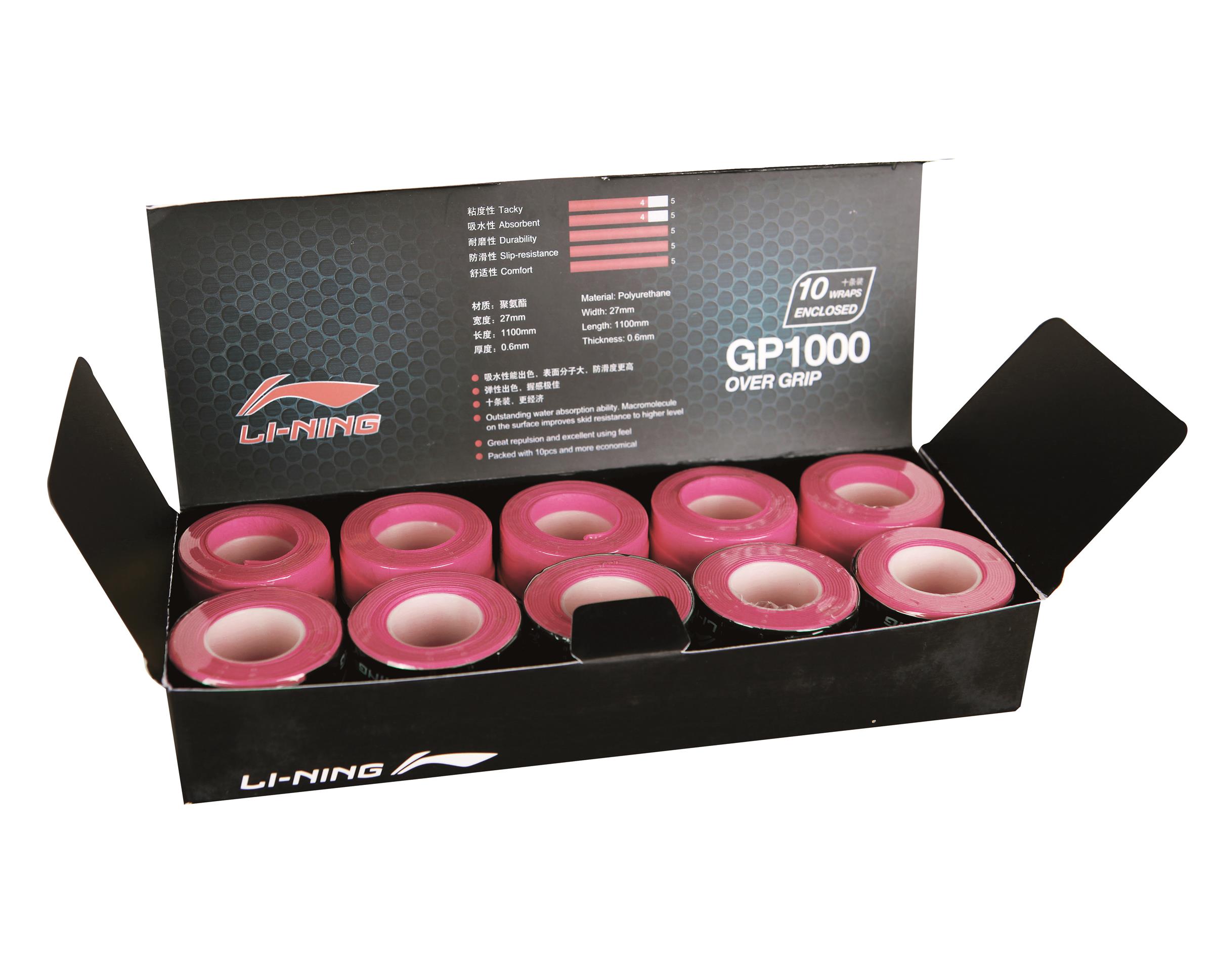 AXSF002-4 Overgrip Glue Box 10er Pink