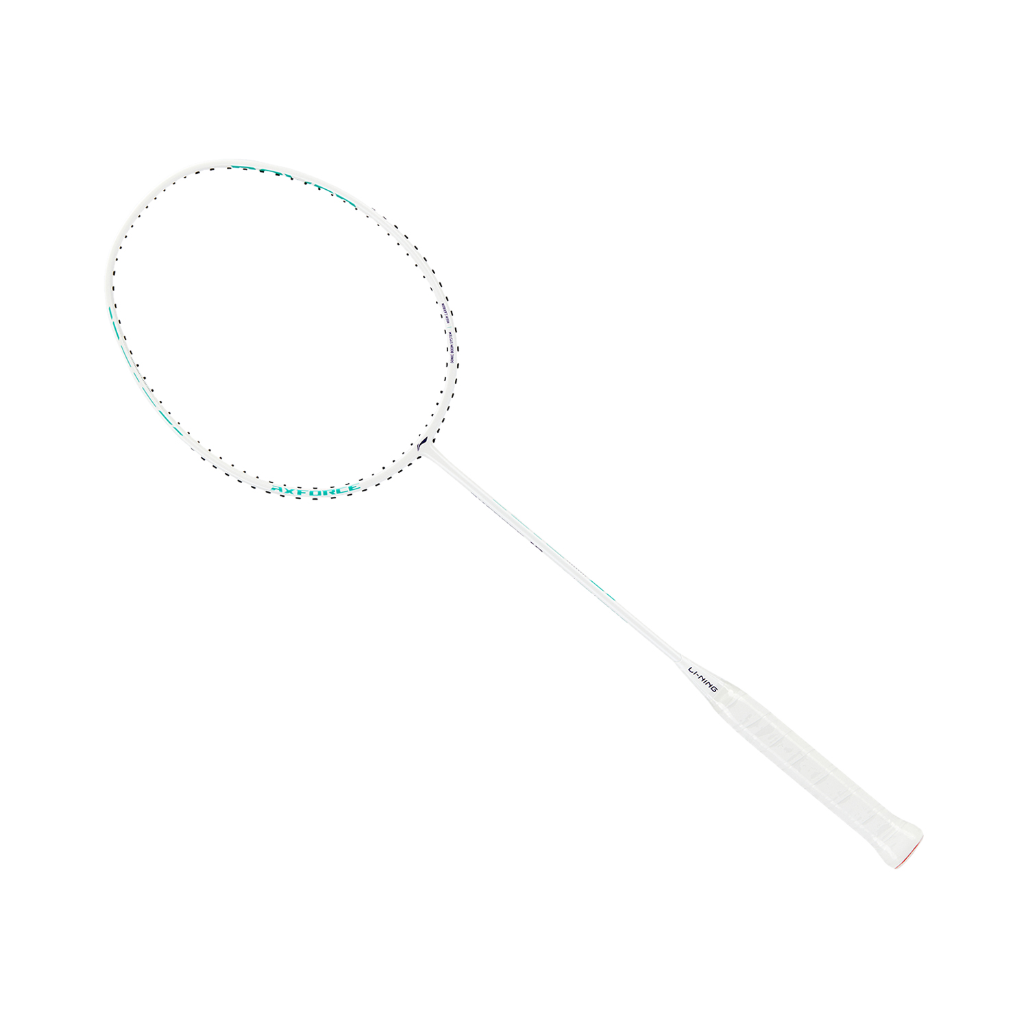 Badmintonracket AXFORCE 10 (5U) white unstrung - AYPU105-5