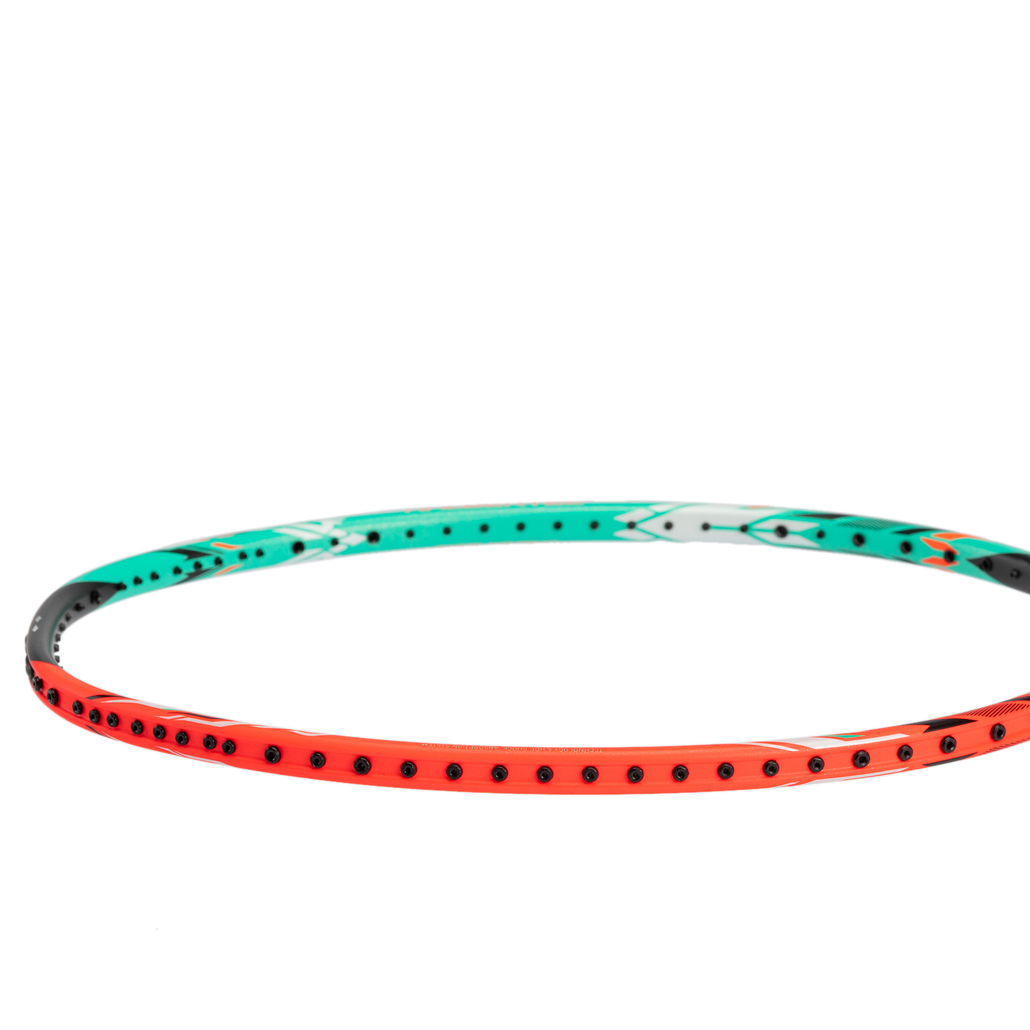 Badmintonracket HalberTec 7000 (4U) G6 turqouise/orange - unbespannt  - AYPU013-46