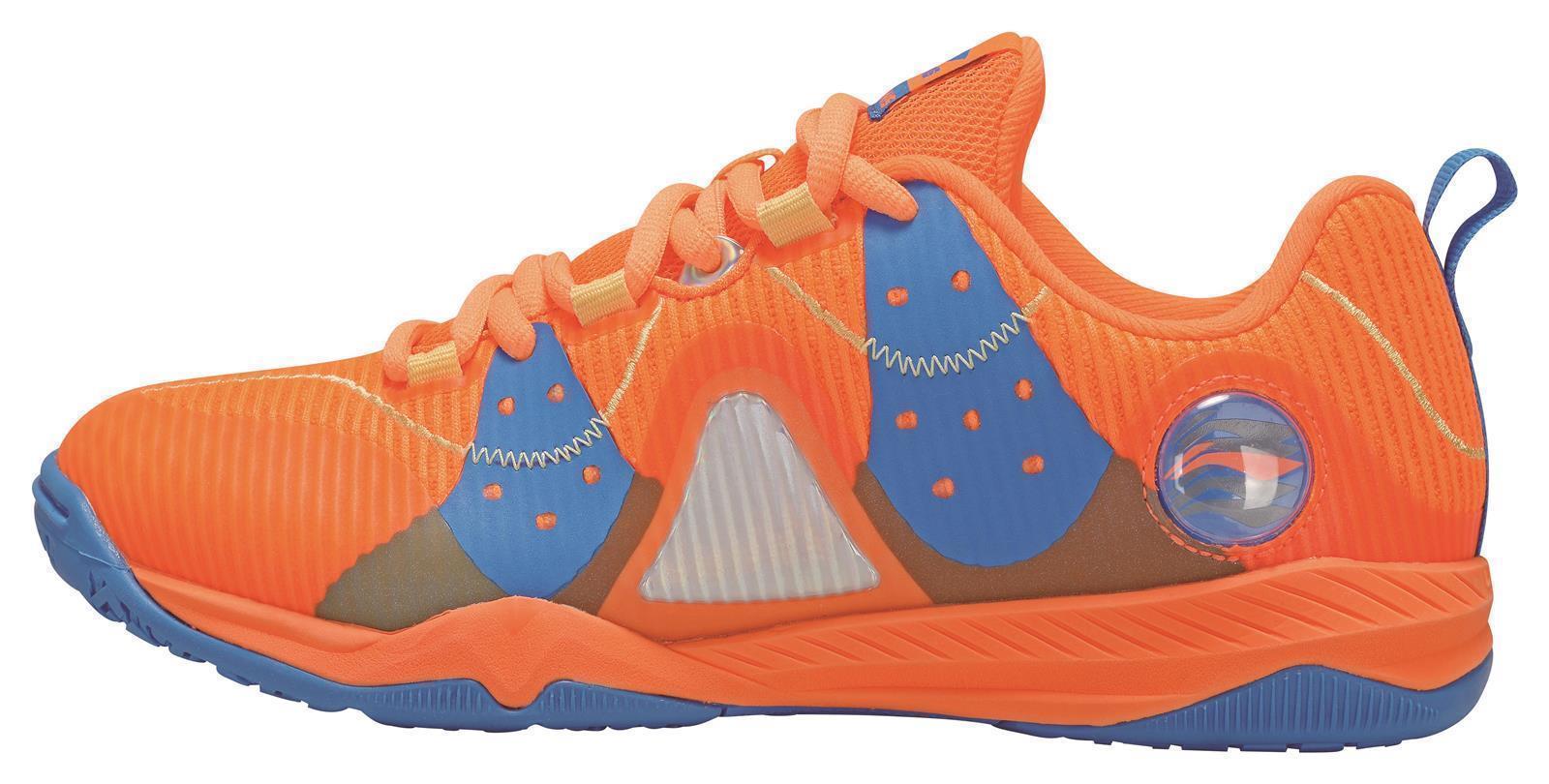 Professional Men Table Tennis Shoe Mountains - Orange-Blue - APPR017-2 EU 45 = US 11