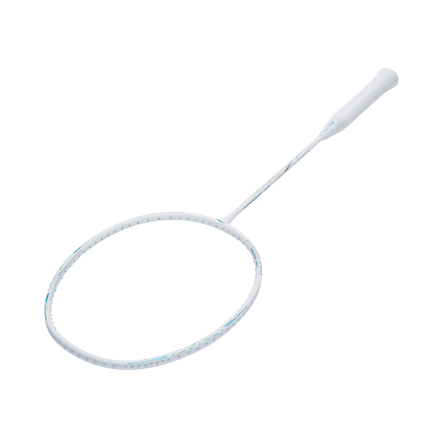 Badmintonracket AXFORCE 60 (5U) White - unstrung - AYPT055-1