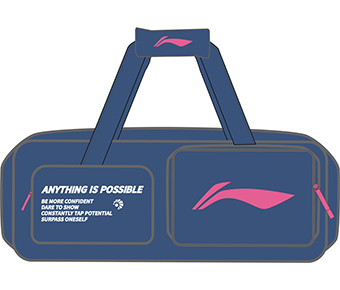 Badminton Square Bag "Motivation" blue - ABLU069-4