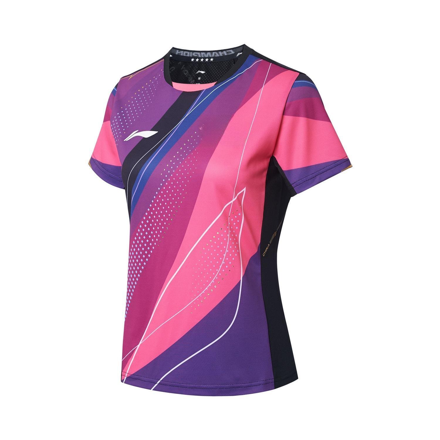 Tabletennis Women National-Team Competition-Shirt Durban - black - AAYT028-1